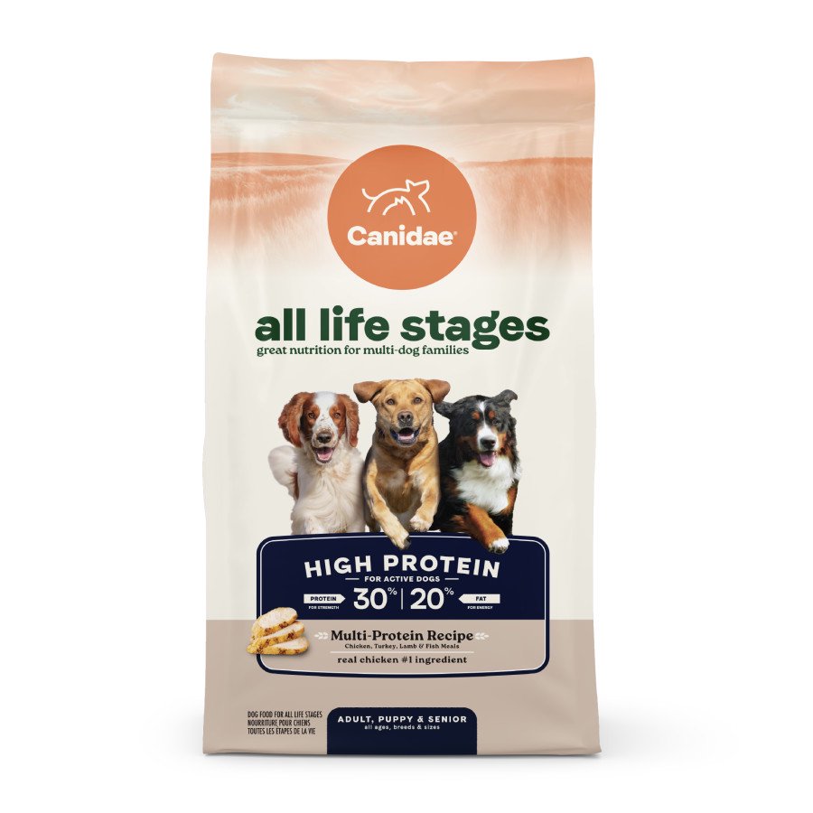 CANIDAE All Life Stages High Protein Dry Dog Food Multi-Protein 4-lb
