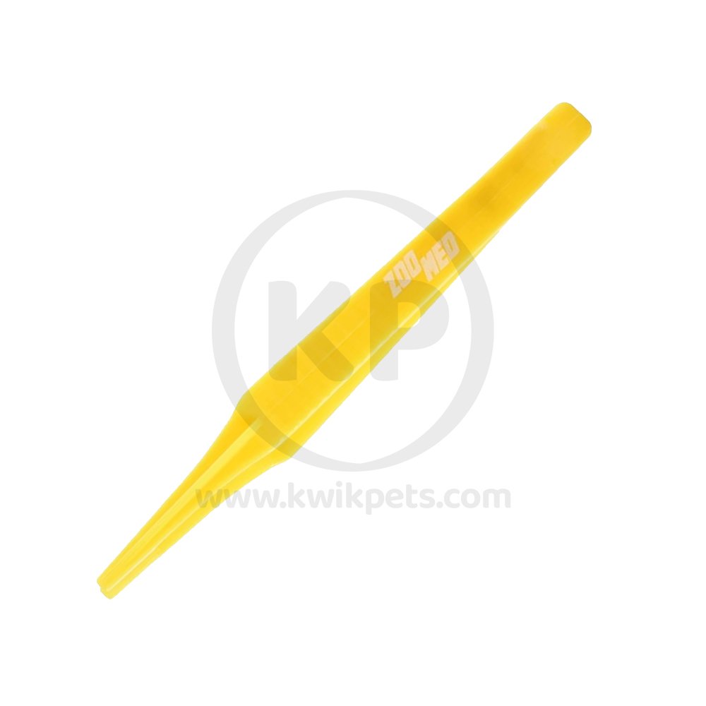 Zoo Med Deluxe High Quality Feeding Tongs Yellow 6-in, Kwik Pets