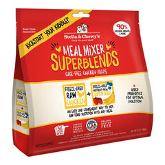 Stella & Chewy's Freeze-Dried Raw Chicken Meal Mixers Dog Food SuperBlends Cage-Free Chicken Recipe 16-oz