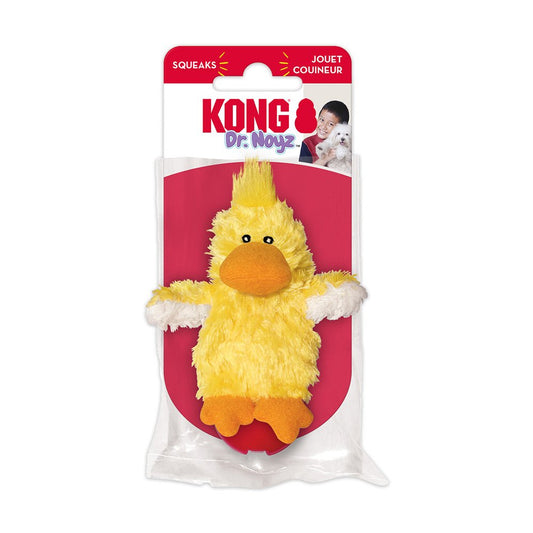 KONG Unstuffed Dog Toy Duck with Squeaker, XS, KONG