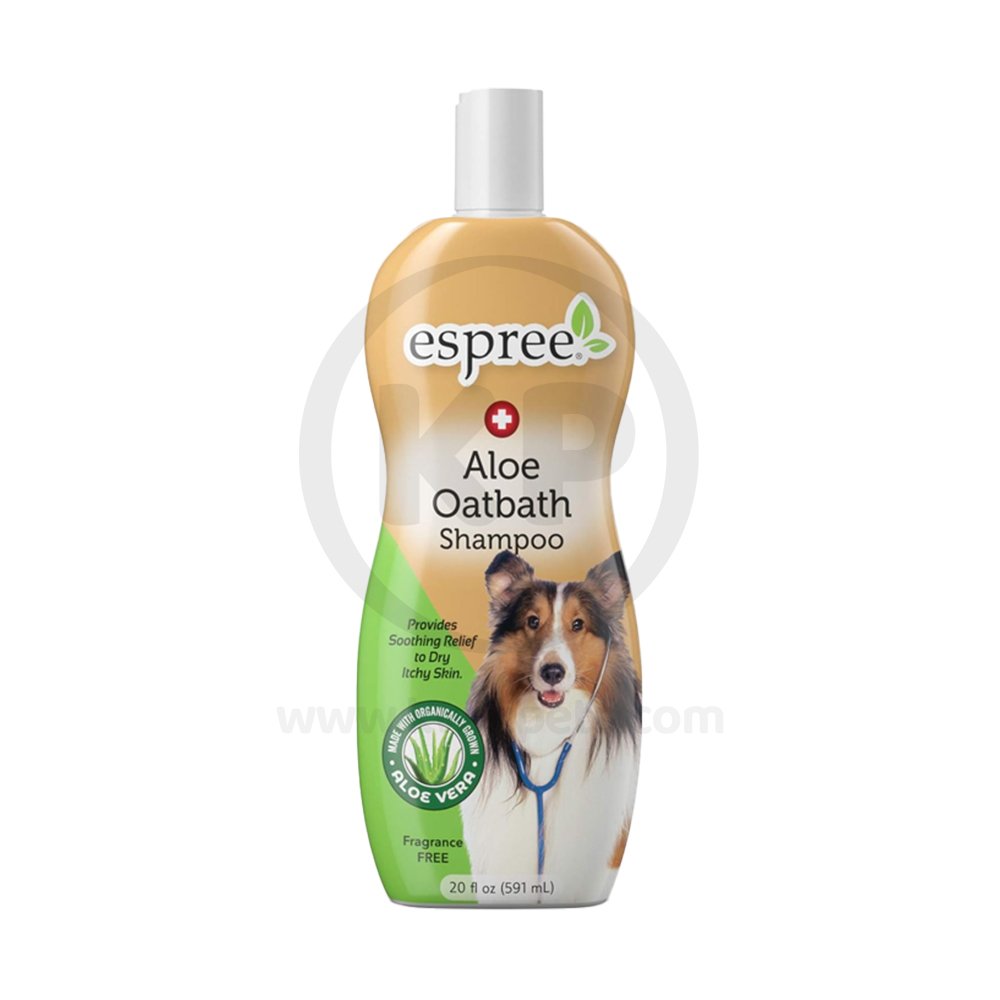 Espree Aloe Oatbath Medicated Shampoo Fragrance Free for Dogs & Cats 20-oz, Kwik Pets
