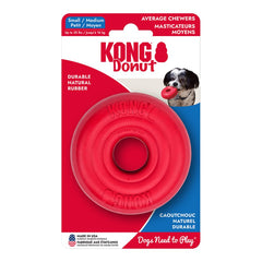 Kong Donut Chew Dog Toy Red Small/Medium