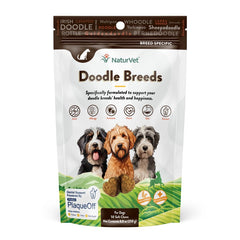 NaturVet Doodle Breed Supplement Dogs Soft Chews 50 Count 8.8-oz