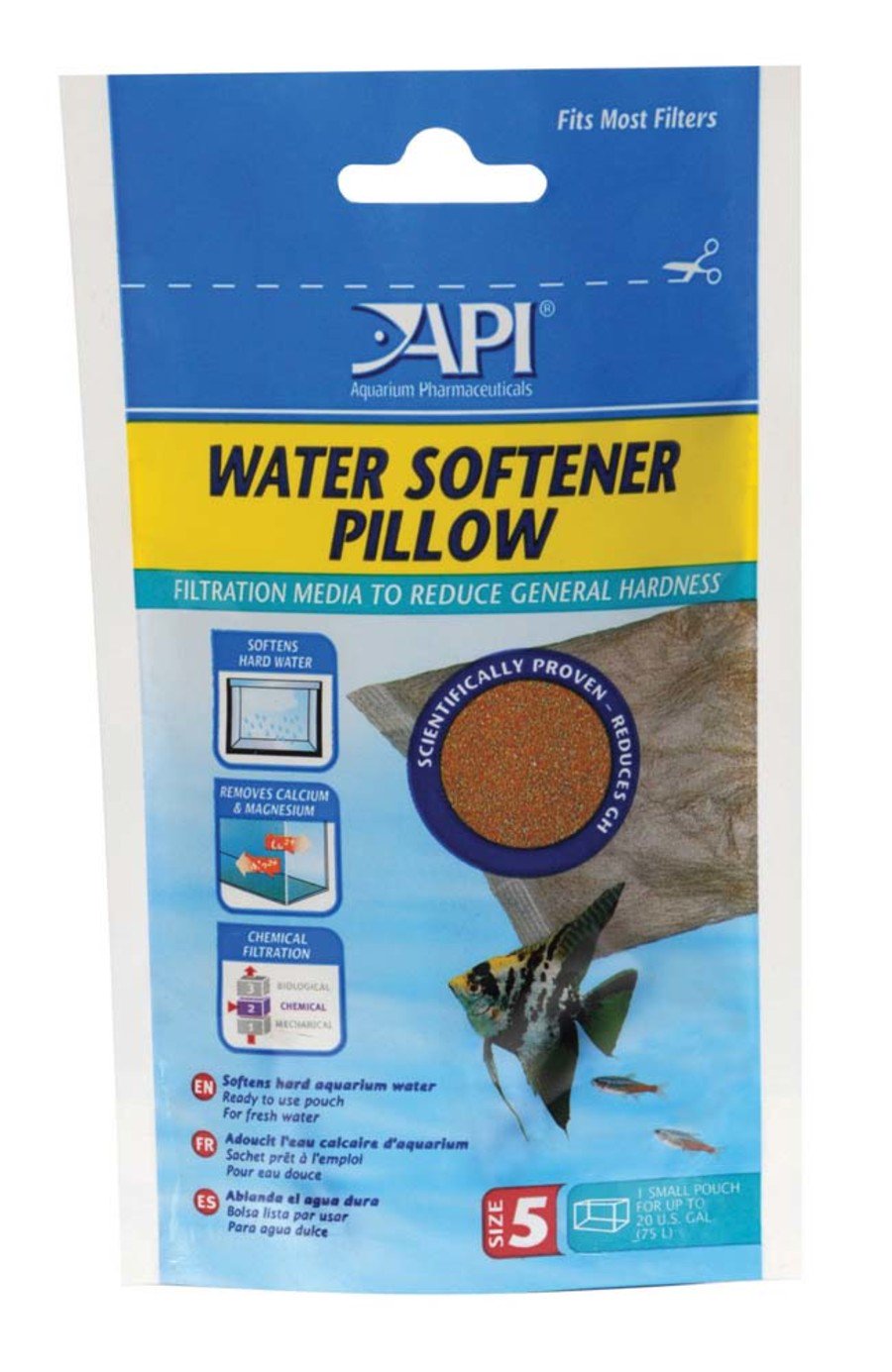 API Water Softener Pillow Filtration Media to Reduce General Hardness 1 Count