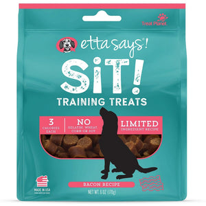 Etta Says! Sit! Dog Training Treats Bacon Recipe 6-oz, Kwik Pets