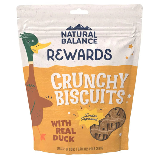 Natural Balance Pet Foods L.I.T. Original Biscuits Dog Treats Duck & Potato, 28 oz, Natural Balance