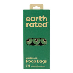 Earth Rated Unscented Dog Poop Bag on Refill Rolls 315 Count