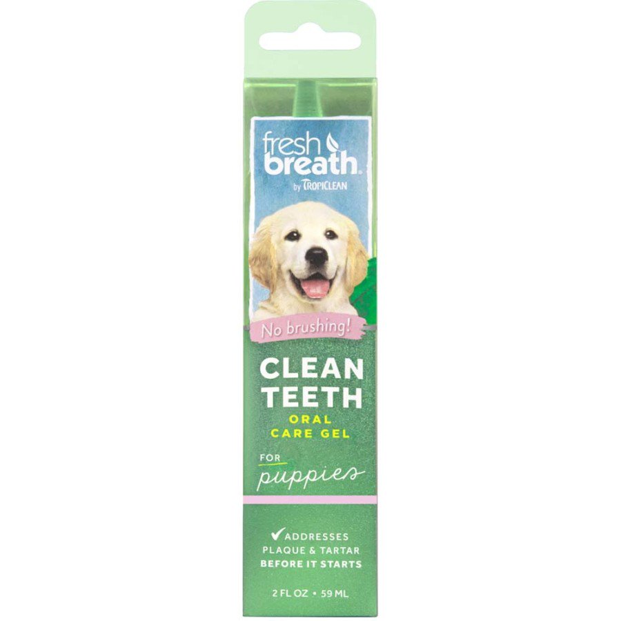 TropiClean Fresh Breath Oral Care Gel for Puppies 2-oz