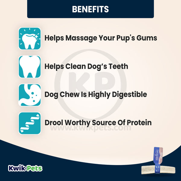 Benefits of Barkworthies Split Elk Antler Medium Breed Dog Chews