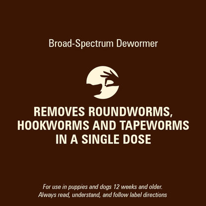 Sentry Worm X Plus 7 Way De-Wormer for Medium & Large Dogs 6 Count, Kwik Pets