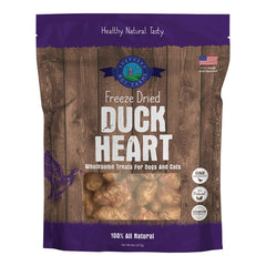 Shepherd Boy Farms Duck Hearts Freeze Dried Dog & Cat Treats 8-oz