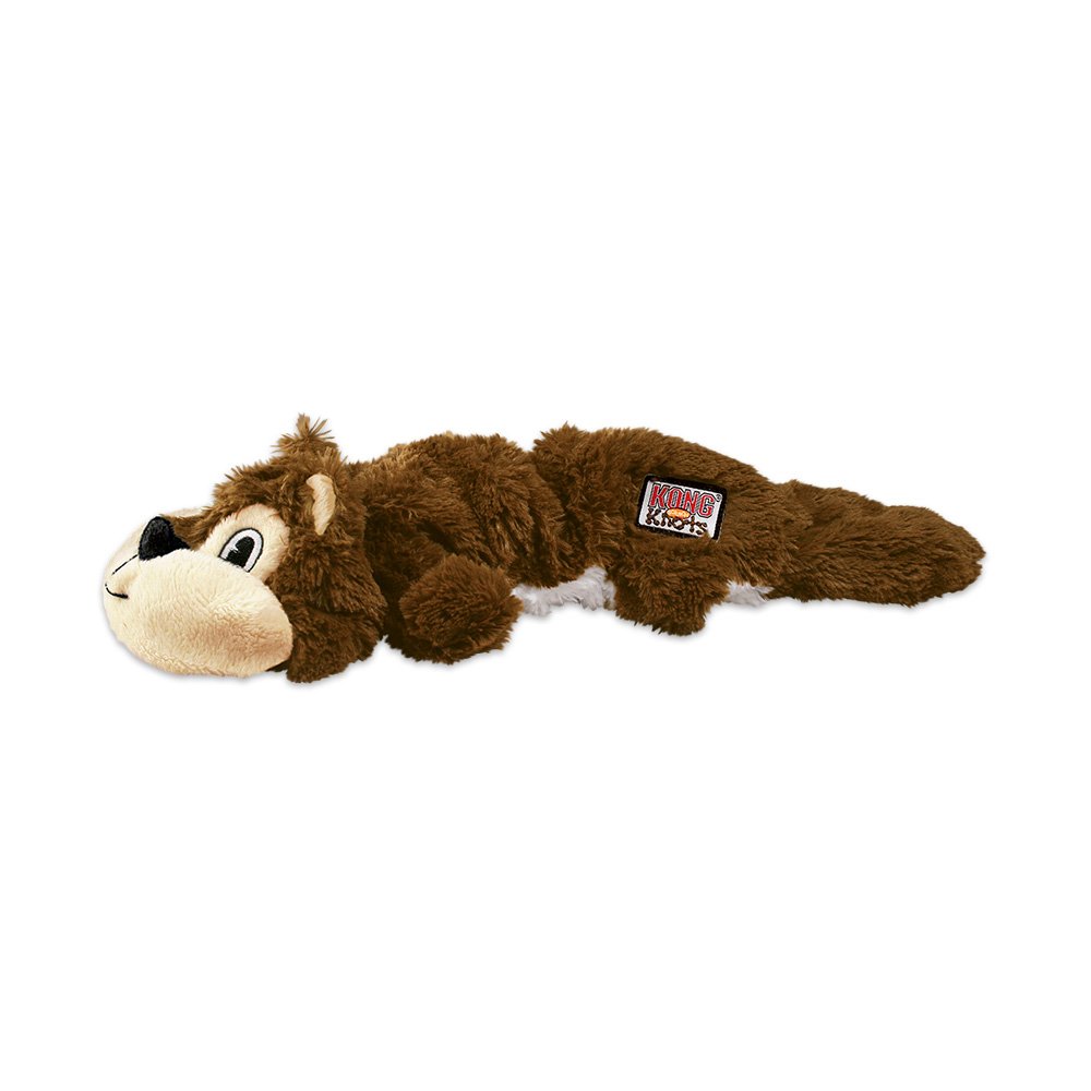 KONG Scrunch Knots Squirrel Dog Toy Medium/Large, Kwik Pets
