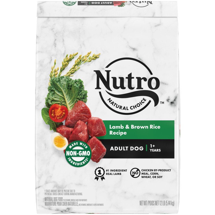 Nutro Natural Choice Lamb & Brown Rice Adult Dry Dog Food 12-lb
