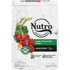 Nutro Natural Choice Lamb & Brown Rice Adult Dry Dog Food 12-lb