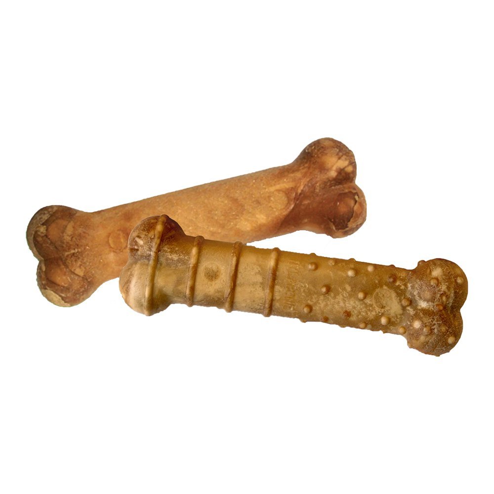 Real Image of Nylabone Healthy Edibles Puppy Natural Long Lasting Variety Dog Chew Treats Roast Beef, Turkey & Apple, Bacon XS/Petite - Up To 15 lbs 3 Count