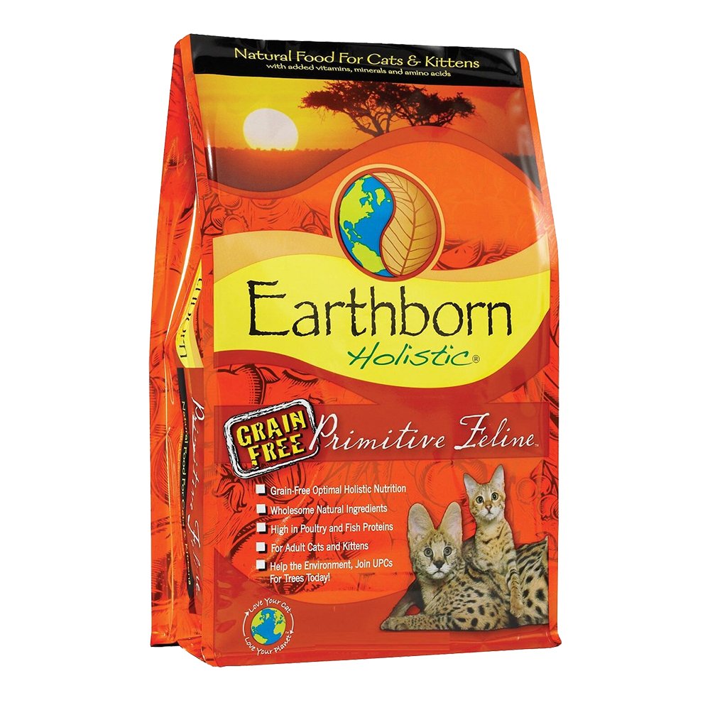 Earthborn Holistic Primitive Feline Dry Cat Food 5 lb, Earthborn