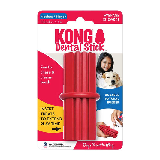 KONG Dental Stick Chew Toy, Medium, KONG