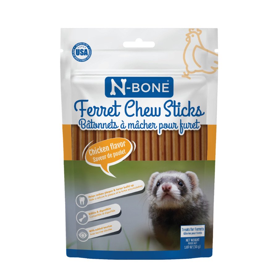 N-Bone Ferret Chew Sticks Chicken 1.87-oz