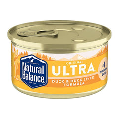 Natural Balance Pet Foods Original Ultra Canned Cat Food Duck & Duck Liver 3-oz