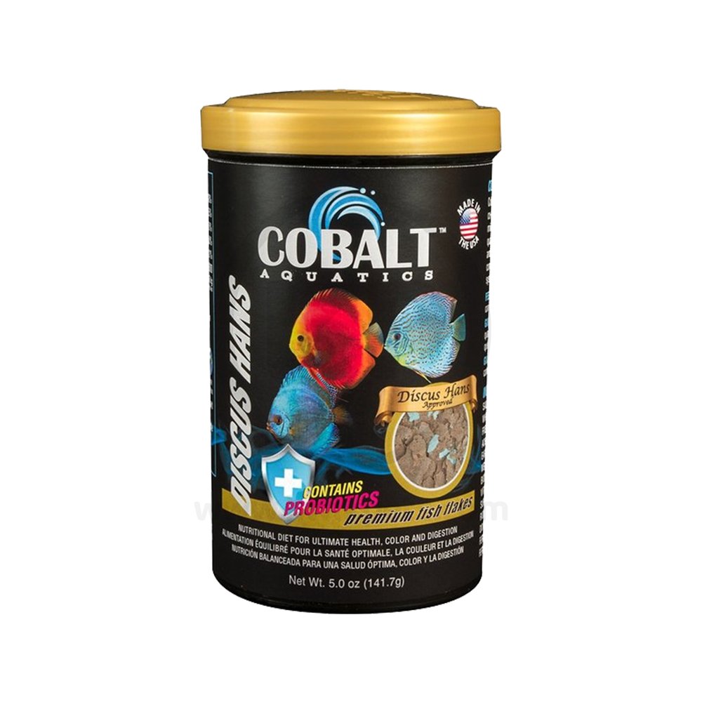 Shop Cobalt Aquatics Discus Hans Flakes Fish Food 5-oz