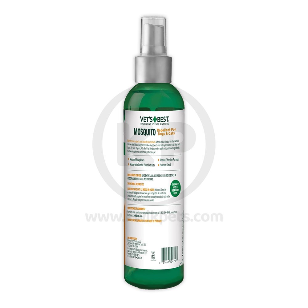Vet's Best Mosquito Repellent for Dogs 8 fl oz, Vet's Best