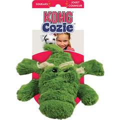 KONG Cozie Ali Alligator Plush Dog Toy Green Small