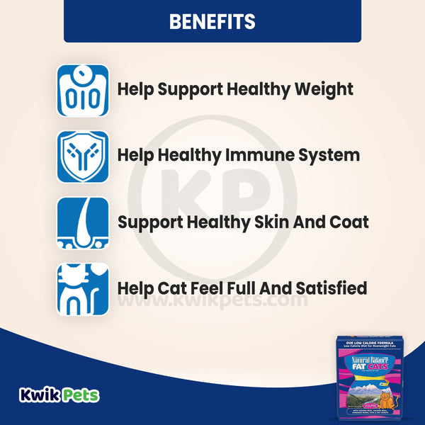 Benefits - Natural Balance Ultra Fat Cats Dry Food Chicken Meal & Salmon Meal 15-lb