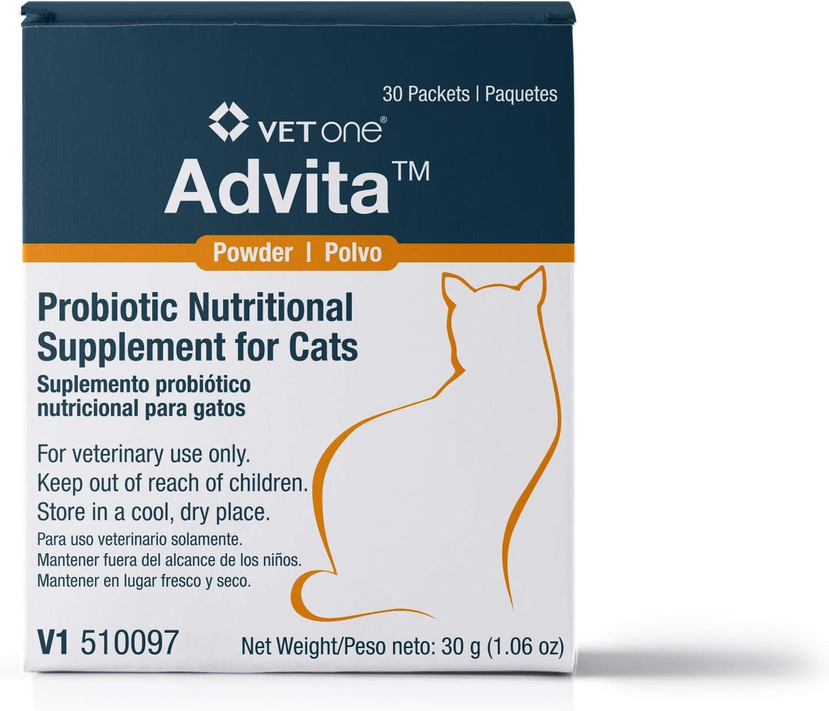 VetOne Advita Probiotic Nutritional Cat Supplement 30 Count