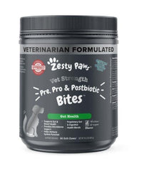 Zesty Paws Vet Strength Pre, Post & Probiotic Bites Soft Chews for Dogs Chicken & Harvest Vegetable 90 Count 12.6-oz