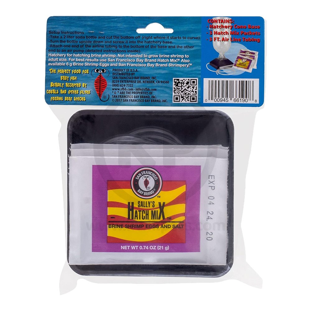 San Francisco Bay Brand Brine Shrimp Hatchery Kit Details