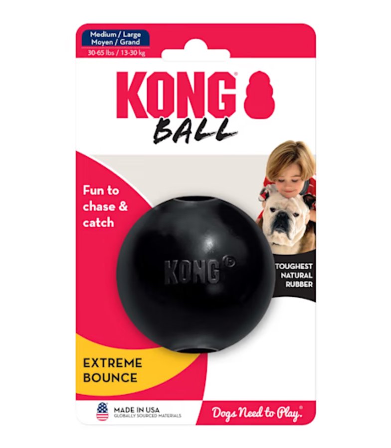 KONG Extreme Ball with Hole Dog Toy Large