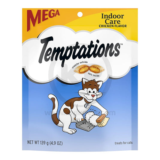 Temptations Cat Essentials Hairball Control Chicken Treat 4.9-oz, Temptations