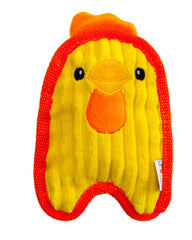 Outward Hound Durablez Chick Squeaky Plush Dog Toy Yellow Extra Small