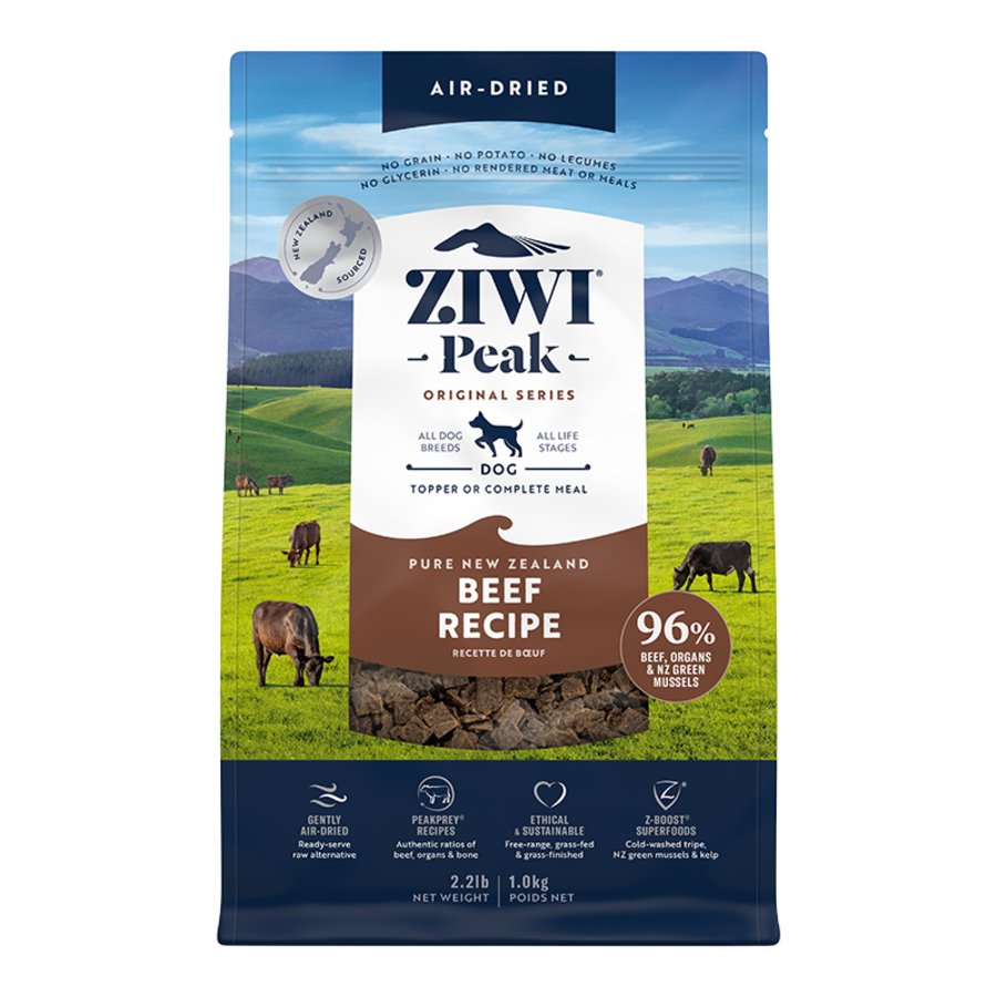 Ziwi Peak Original Series Air Dried Dog Food Beef Recipe 2.2-lb