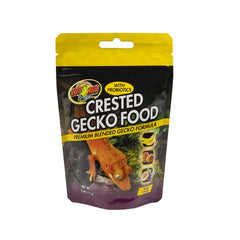 Zoo Med Crested Gecko Premium Blended Plum Flavor Gecko Dry Food 2-oz