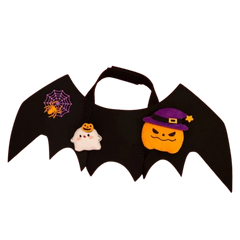 Cheerhunting Halloweek Bat Wings Cartoon Dog & Cat Collar Pumpkin Medium