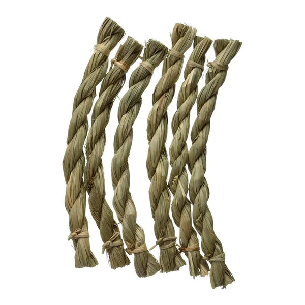Oxbow Animal Health Timothy CLUB Hay Twists Small Animal Treat 6 Count, Kwik Pets