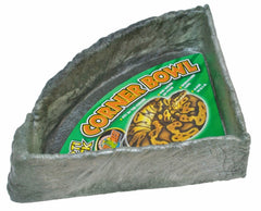 Zoo Med Repti Rock Corner Bowl Water Dish Assorted Extra Large