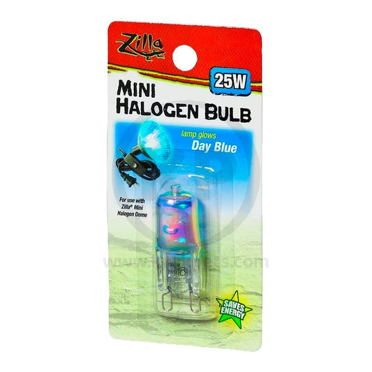 Zilla Mini Halogen Bulbs Day Blue 25 W, Zilla