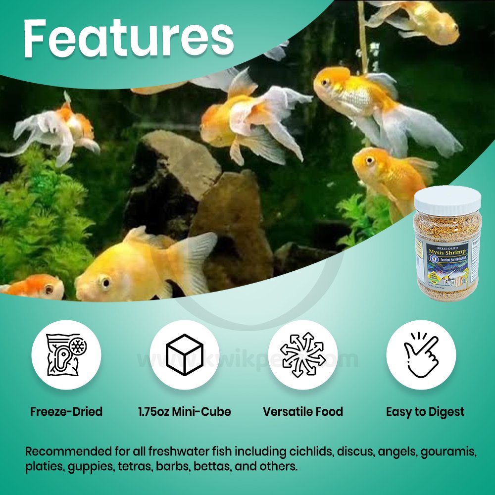 San Francisco Bay Brand Freeze-Dried Fish Food 3.35-oz Features