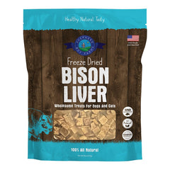 Shepherd Boy Farms Bison Liver Freeze Dried Dog & Cat Treats 8-oz