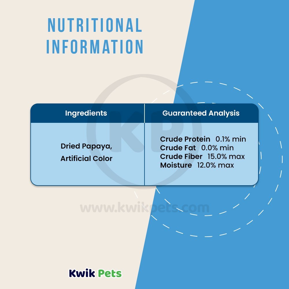 Kaytee Fiesta Healthy Top Papaya Avian 2.5oz, Kaytee
