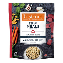 Instinct Raw Meals Grain-Free Freeze-Dried Adult Dog Food Real Beef Recipe 25-oz