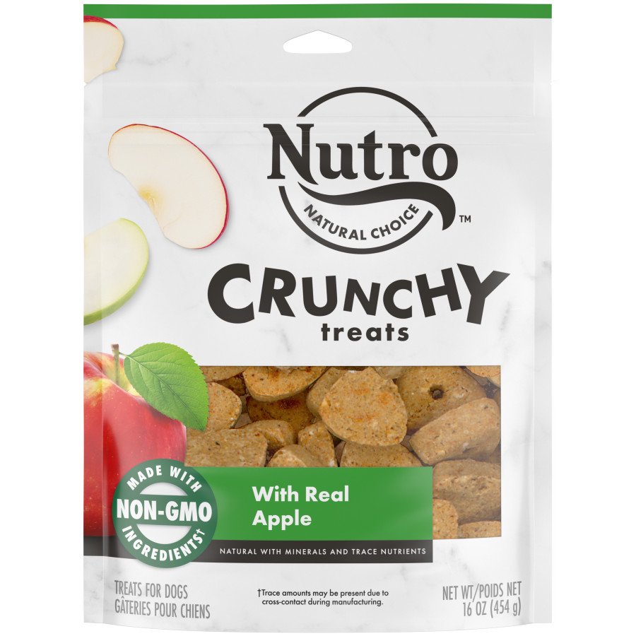Nutro Crunchy Real Apple Dog Treats 16-oz