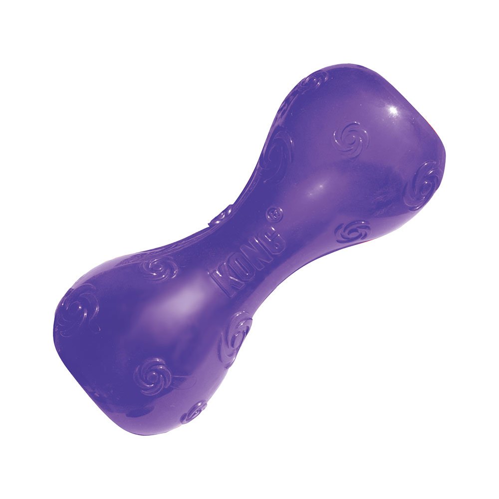 KONG Squeezz Dumbbell Dog Toy Assorted Large, Kwik Pets