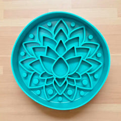 Koira Silicone Dog Slow Feeder with Suction Cup Blue Lotus