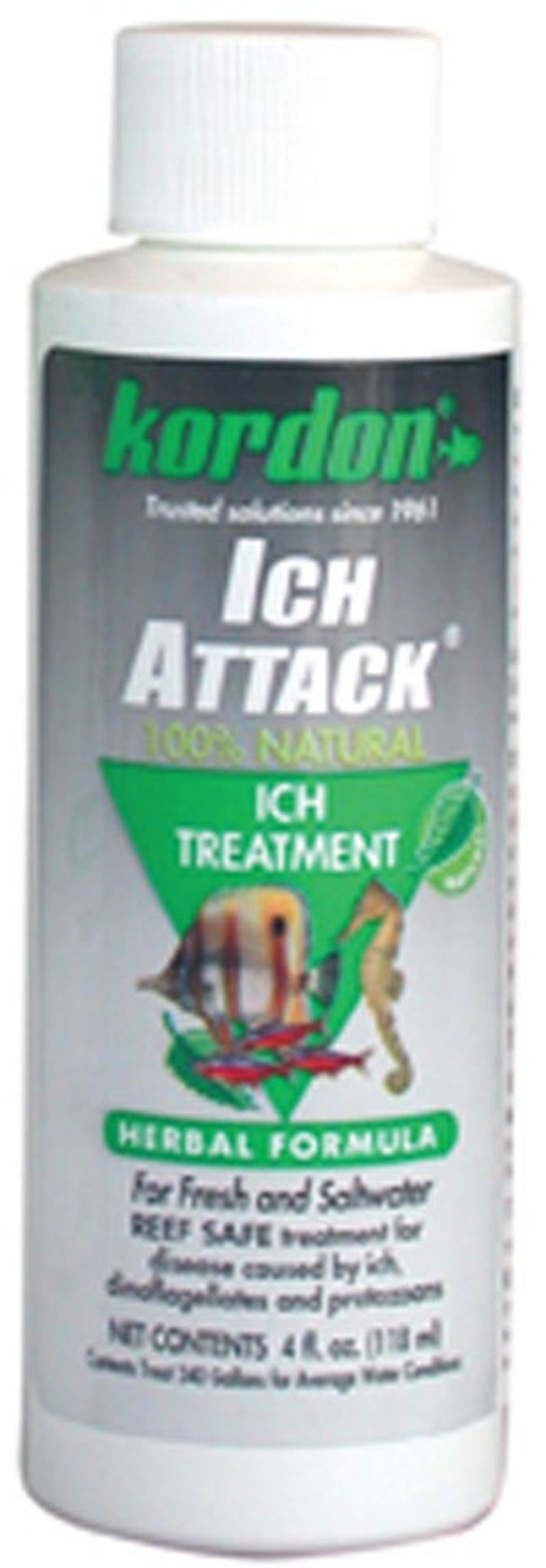 Kordon Ich Attack Aquarium Ich Treatment 14-oz
