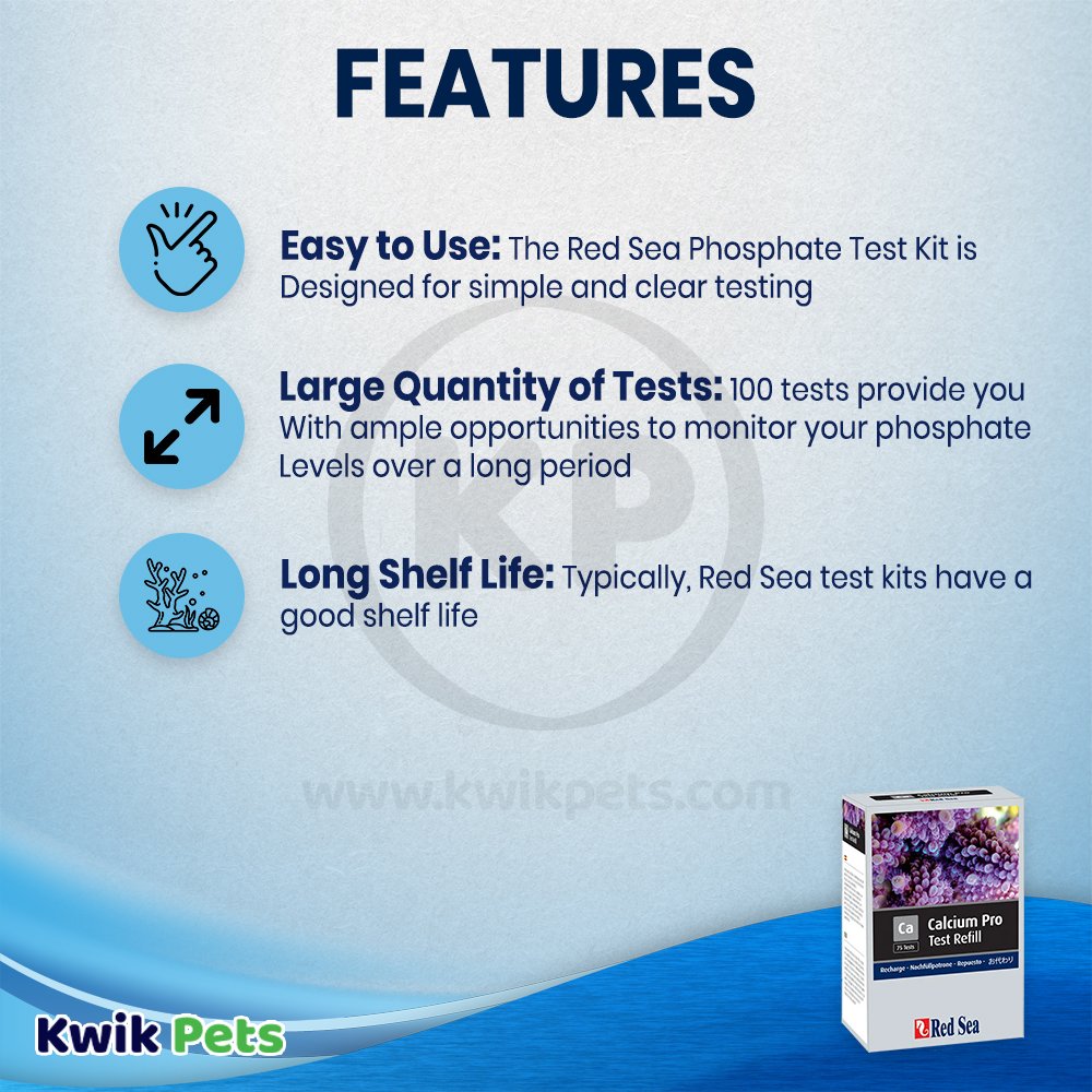 Red Sea Calcium Pro Test Refill 75 test, Red Sea