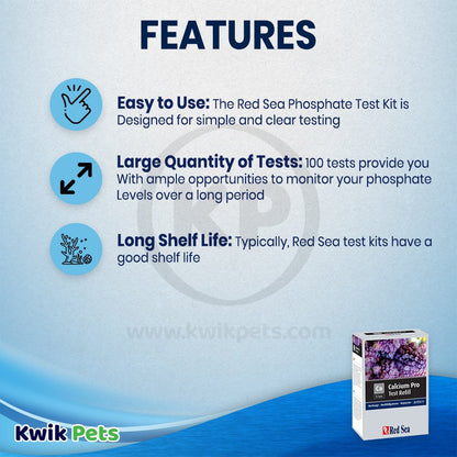 Red Sea Calcium Pro Test Refill 75 test, Red Sea