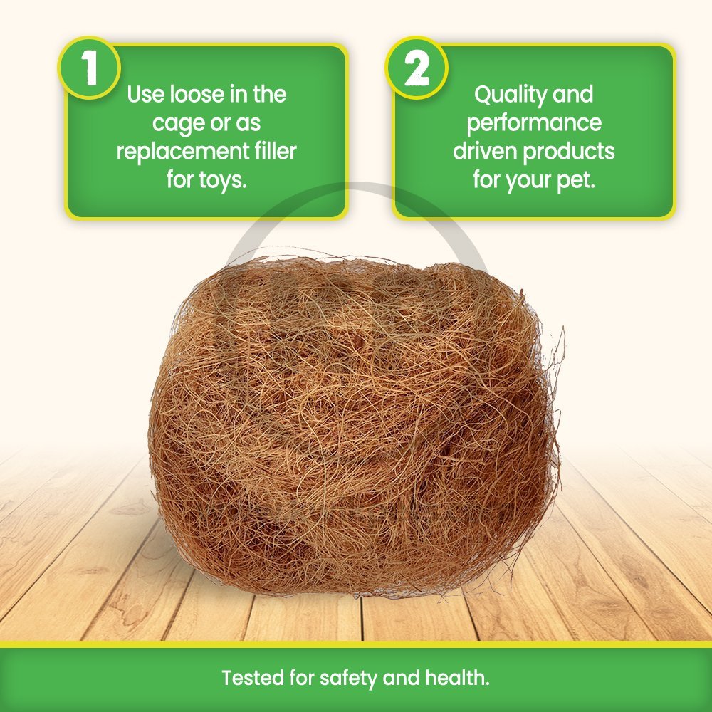 Benefits of Prevue Pet Products Coco Bedding for Birds & Small Animals Cocoa Brown 4 in X 3.5 in